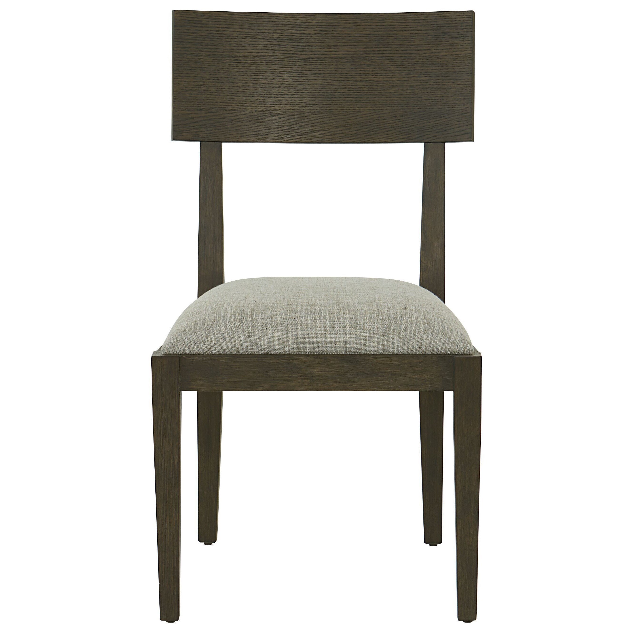 Bassett Modern Astor and Rivoli Contemporary Side Chair with Upholstered Seat Bassett of